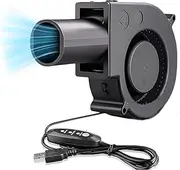 9733 97mmx33mm DC 5V USB Blower Brushless Cooling Fan, Quiet 97mm Mini USB Blower Fan with Speed Control for Receiver DVR Modem AV Cabinet Cooling