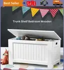 Levede Kids Toy Box Storage Chest Cabinet Container Clothes Organiser White