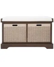 Safavieh Landers 2- Drawer Cushioned Storage Bench