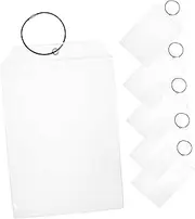 [CORHAD] 6pcs Id Cards Sleeve Luggage Tags Bulk Lanyards Badge Holder Golf Bag Accessories