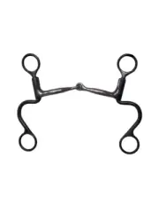 Dutton Bits 2 Piece Snaffle Smooth Bar Short Calvary Shank