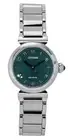 Citizen L May Bell Mini Diamond Accent Green Dial EM1130-83X 50M Ladies Watch