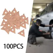 100Pcs Dent Puller Rings Triangle Washer Iron Spot Welding Machine Part for