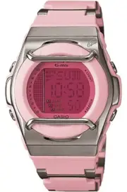 CASIO MSG160C-4,Women Baby-G,Alarm Chronograph,Syntetic Strap,100m WR