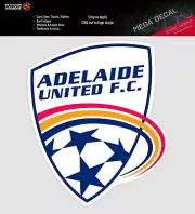 Adelaide United A-League 4WD Car Bike Mega Decal Sticker Man Cave Bar Gift