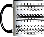 F*ck This Shit Hidden Message Coffee Mug, Funny fu-ck This Shit Coffee Mug, Unique Gift Idea Hidden Message Cup, Modern Coffees Lover Gift for Coworkers & Work Besties Friend (Black)