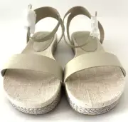 Splendid Women's Beige Myra Flatform Ankle Strap Sandals Shoes - Size 10