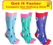 Pelicans Socks by Sock Society Novelty Cotton Men Women Socks Gift