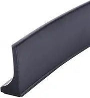 Durable Silicone Waterproof Barrier, Multifunctional Waterproof Board Waterproof Strip，Shower Threshold Water Dam，0.63in×1.18in，Suitable for Both Home and Business environments.(Black,2 meters/79 in)