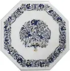 Marble Coffee Table Top Beautiful Design Inlay Work Living Room Table for Office