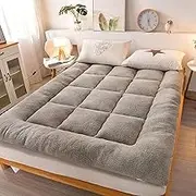 Japanese Floor Mattress Portable Tatami Mattress Futon Mattress Portable Roll Up Mattress Camping Sleeping Mattresses Guest Mattresses(King (180x200cm))