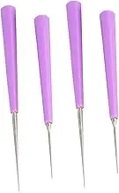 SMASOLO 4Pcs Bead Reamer Tool Multi Functional Hand Drill for Jewelry Making Gemstones Pearls Precision Crafting Tool for Easy Hole Expansion for Beginners