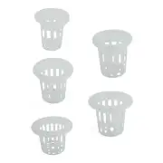 Fixed Vegetable The Organic Cultivation Baskets No Dirt 50pcs Transparent