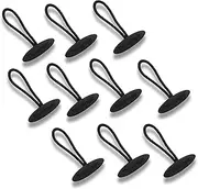 Thixotropic Zipper Pull Tabs for Arthritis Weak Grip Dressing Aid for The Disabled Cold Weather Sport Gear (10 Pack)