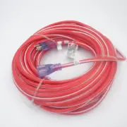 100' Contractor Grade Heavy Duty 12/3 Outdoor Extension Cord Lighted Ends SJTW