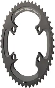 Shimano Ultegra R8000 Chainring 36/52t or 36/46t 110 BCD 11-Speed Aluminum Blk