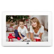 KODAK RCF-106 10" Digital Photo Frame 16GB, Wi-Fi & IPS Touchscreen (White)