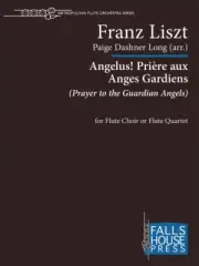 FRANZ LISZT-ANGELUS! Priere aux Anges Gardiens-FLUTE MUSIC BOOK-NEW ON SALE!!