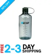 Effortless Hydration with 32 oz Gray Tritan Narrow Mouth Water Bottle - BPA-Free