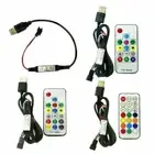 USB Pixel RF Remote Controller Mini 3Key 14Key 17Key 21Key F 5V WS2812B SK6812
