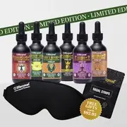 [Life Cykel] Full Shroom Service w/ FREE Blackout Sleep Mask & Performance Nasal Strips