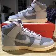 Nike Dunk High Hi Retro PRM Light Smoke Grey Fog Sail DQ8800-001 Men’s Size 9