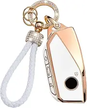 ontto TPU Car key fob cover Compatible with BMW 2 5 7 Series i5 G60 i7 G70 X1 iX1 X2 iX2 XM G09 X5 G05 X6 X7 key holder Smart case Shell keyring keychain bag bling styling accessories Beige C
