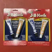 J B Weld 8276 Kwik Weld Quick Setting Steel Reinforced Epoxy - 2 oz (Lot of 2)