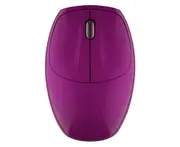 jgl Wireless Mouse Symmetrical Design Adjustable ABS 1600DPI 2.4G Computer Gaming Mouse for Laptop-Purple - Purple