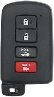 Compatible Smart Remote Key Shell Case Fob for Toyota Avalon Camry Corolla RAV4 HYQ14FBA