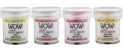 Wow! Quad Embossing Powder - Citrus (by Seth Apter) 4/PK