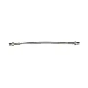 FITOK PTFE-Lined Stainless Steel Braided Hose 3/8 Male NPT 316 SS 18" Long