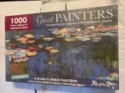 Claude Monet Jigsaw 1000 Piece Puzzle & Reference Book (NEW)