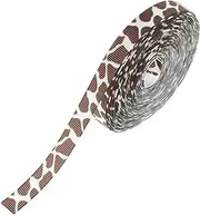 SAFIGLE Animal Print Grosgrain Ribbon for DIY Crafts Giraffe Design Wide Yards of Ribbon for Sewing Wrapping and Party Decorations for Projects and Creative Decor
