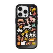 iPhone 16 Pro Mirror Case MagSafe Compatible Dogs