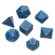 7 Pcs for TRPG DND Dice Set Acrylic Multi-Sided 7-Die D4-D20 Polyhedral9741