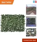 Expandable Faux Ivy Privacy Screen - Elegant Outdoor Fencing Solution, 22"x120"