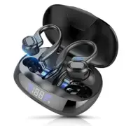 Bluetooth 5.3 Headphones In Ear Earhook Wireless TWS Sport Headphones with Mic-