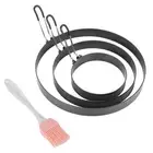 Non Stick Egg Rings,4 In&6 In&8 in Pancake Rings,Fried Egg Poacher Egg6249
