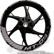 for MT09 MT-09 Mt 09 Reflective Motorcycle Accessories Wheel Sticker Hub Decals Rim Stripe Tape (Color : MT-092)