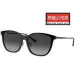 【RAYBAN 雷朋】亞洲版 時尚大鏡面太陽眼鏡 金屬鏡臂設計 RB4333D 601/8G 黑框漸層灰鏡片 公司貨