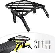 Xitomer Rack Luggage Rack Fit for DR650 1996-2025 Fit for DR650 Motorcycle Rear Top Rack Motorcycle Cargo Rack (Black)