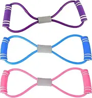 2Pcs8 Shape Yoga Stretch Band, Yoga Gym Fitness Pull Cord, Professional Arm Resistance Yoga Fitness Trainer