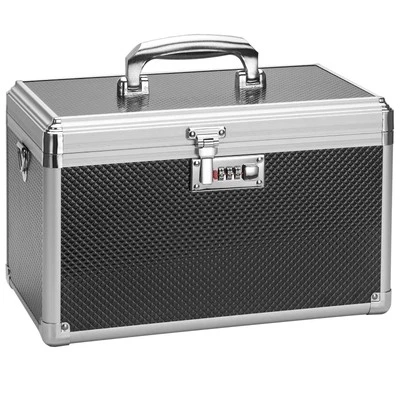 Medicine Lock Box with Combination Lock - 11.2 x 7.6 x 7.6 Inches - First Aid...