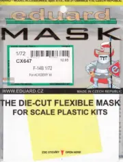 EDUCX647 1:72 Eduard Mask - F-14B Tomcat (ACA kit)
