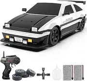 Mostop RC Drift Car 1/16 Scale 2.4Ghz Remote Control Car, 18KM/H High Speed Drift RC Cars for Boys, Sport Racing Cars with 2 Batteries and 4 Drifting Tires, RTR RC Drift Racing Car with LED Lights