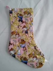 Handmade Belle Beauty and the Beast Christmas Stocking
