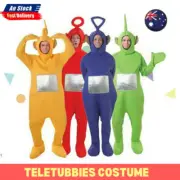 Adult Jumpsuit Teletubbies Party Fancy Dress Up Unisex Outfit Halloween Costume