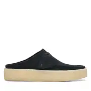 Clarks Wallabeecup Lo Suede Flat 7.5 Black
