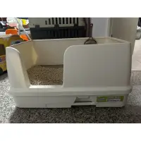 在飛比找蝦皮購物優惠-日本Unicharm Pet 雙層貓砂盆 寬敞舒適型